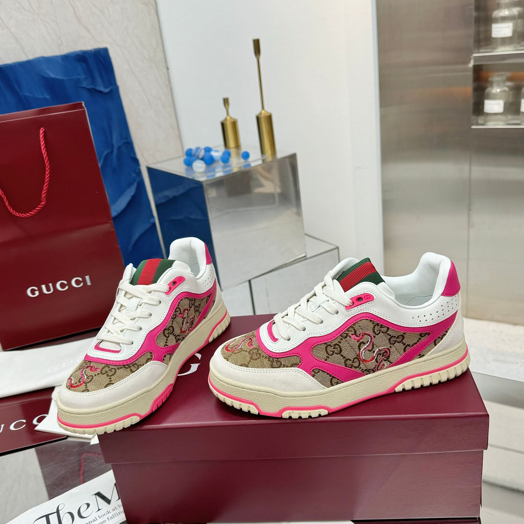 Gucci Re-Web Sneakers - FashionPlug