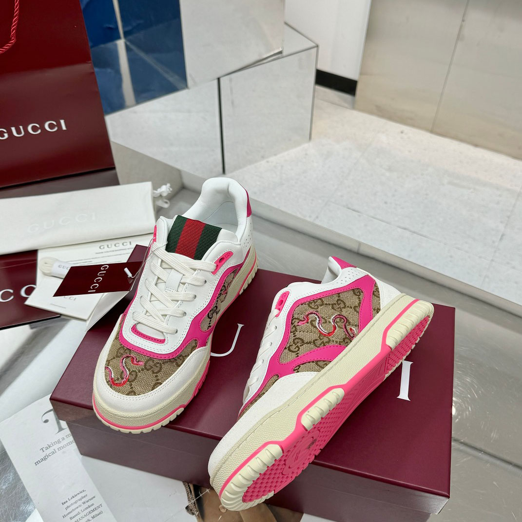 Gucci Re-Web Sneakers - FashionPlug