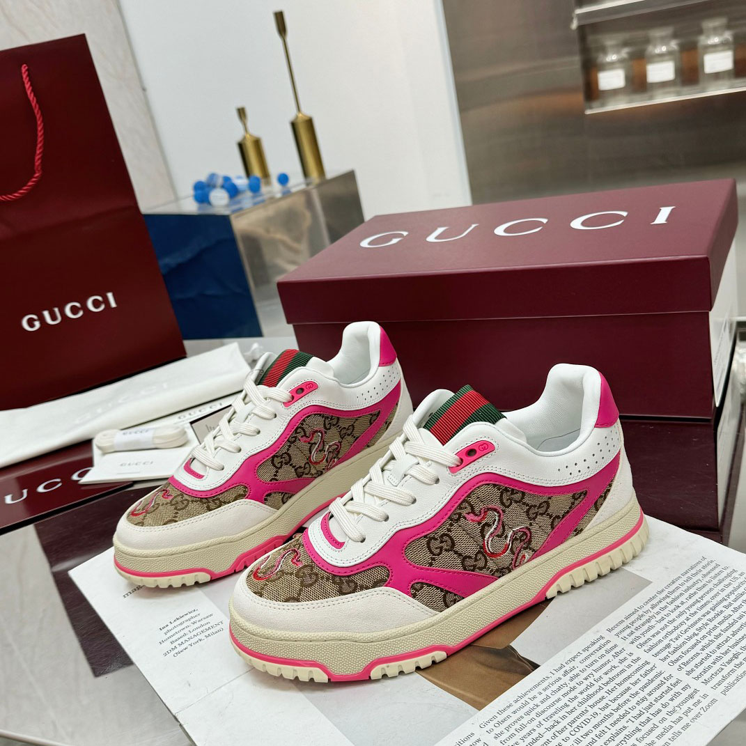 Gucci Re-Web Sneakers - FashionPlug