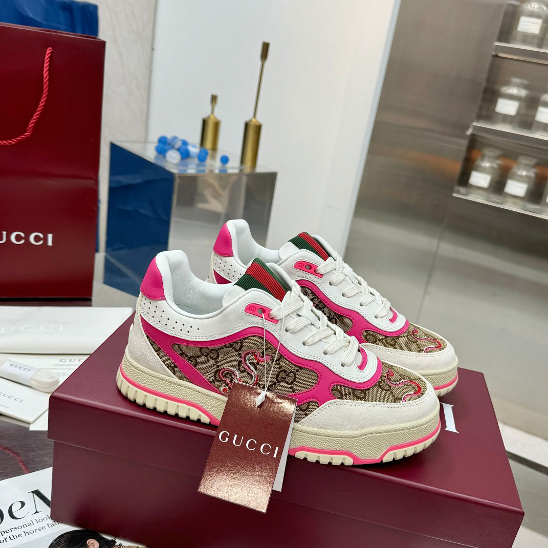 Gucci Re-Web Sneakers - FashionPlug
