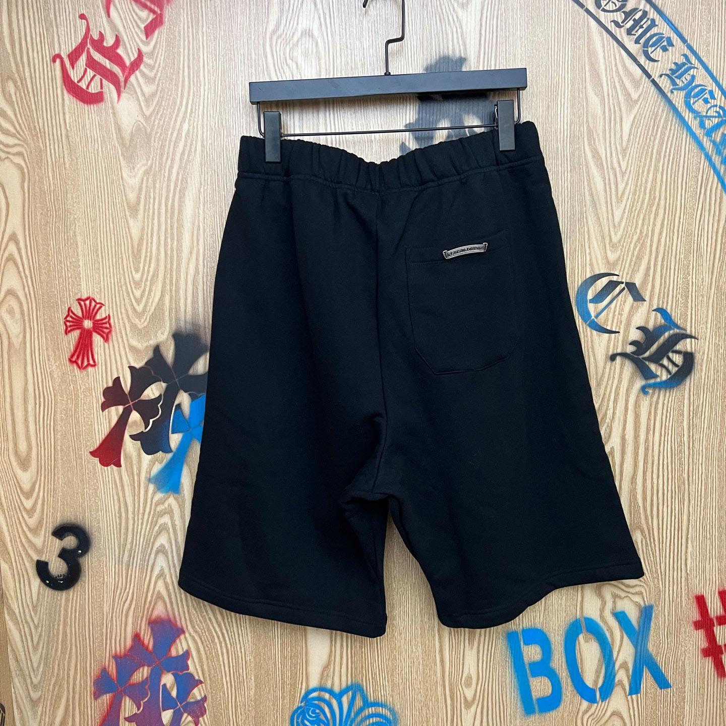 Chrome Hearts Cross Patch Sweatshorts - FashionPlug