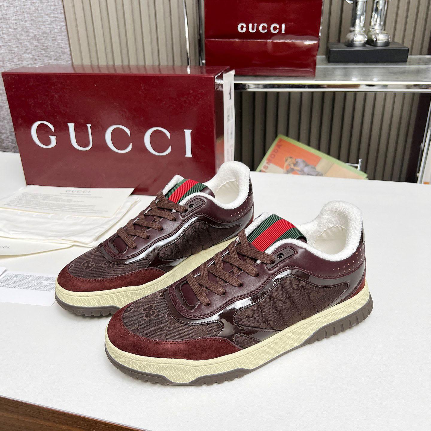 Gucci Re-Web Sneakers - FashionPlug