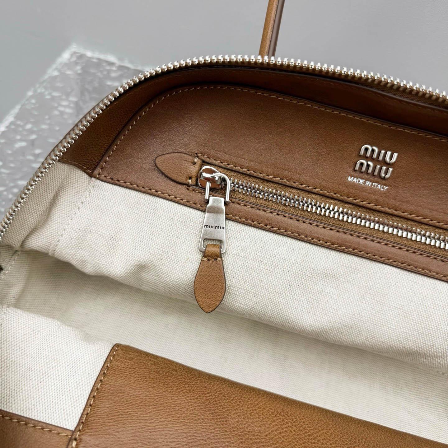 Miu Miu Vivant Nappa Leather Bag - FashionPlug