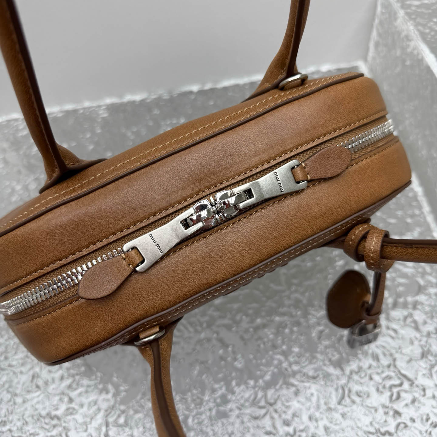 Miu Miu Vivant Nappa Leather Bag - FashionPlug