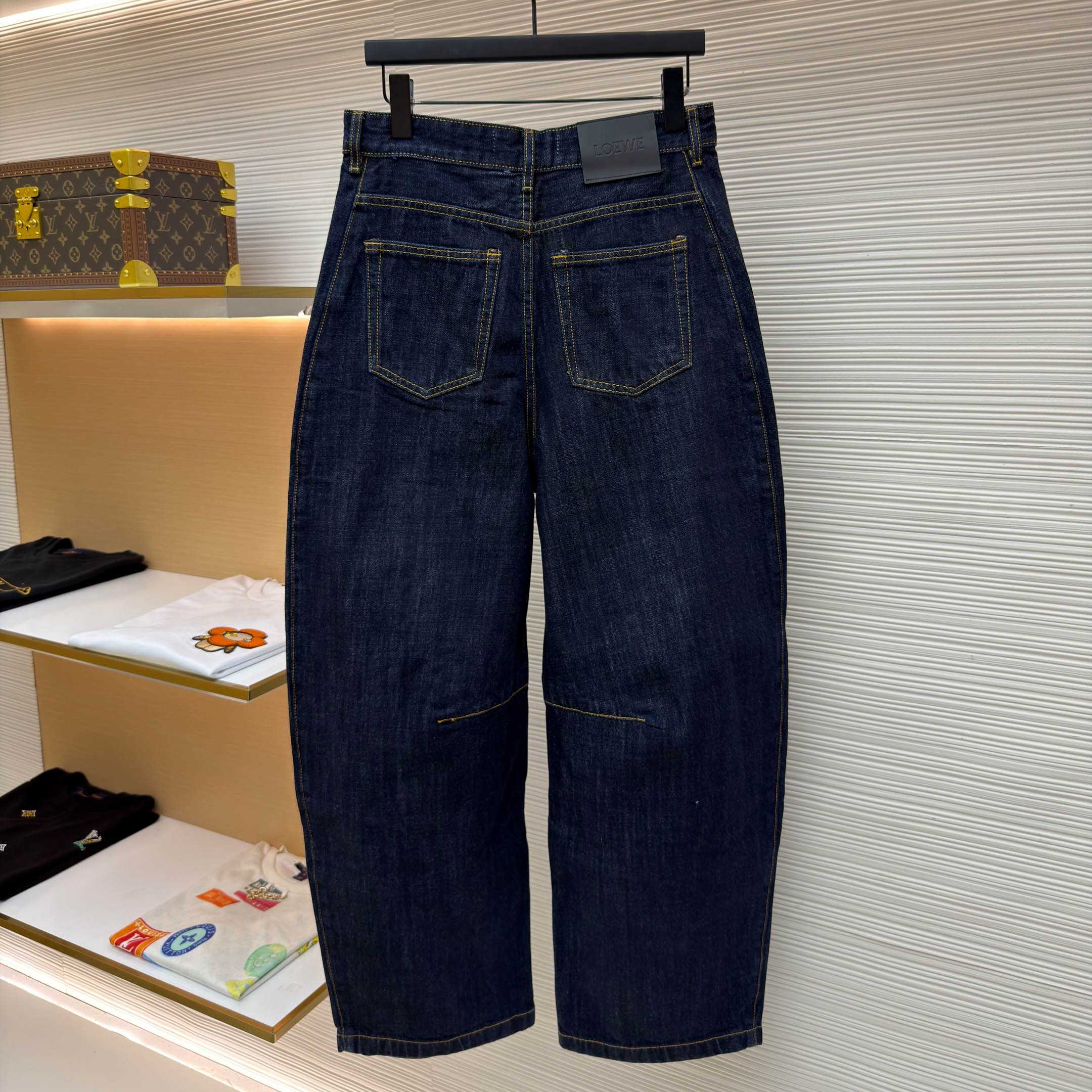 Loewe Anagram Barrel Jeans  - FashionPlug