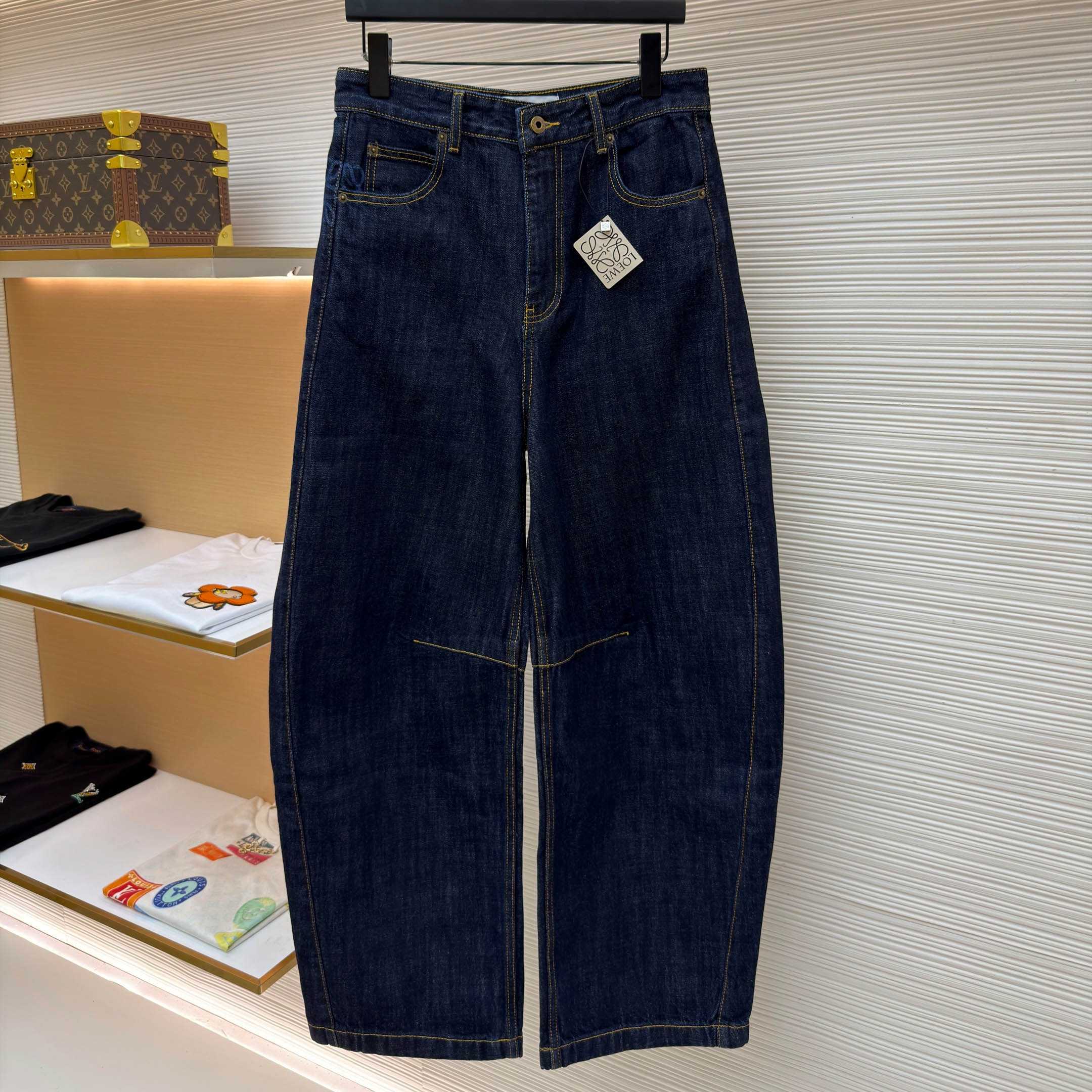 Loewe Anagram Barrel Jeans  - FashionPlug