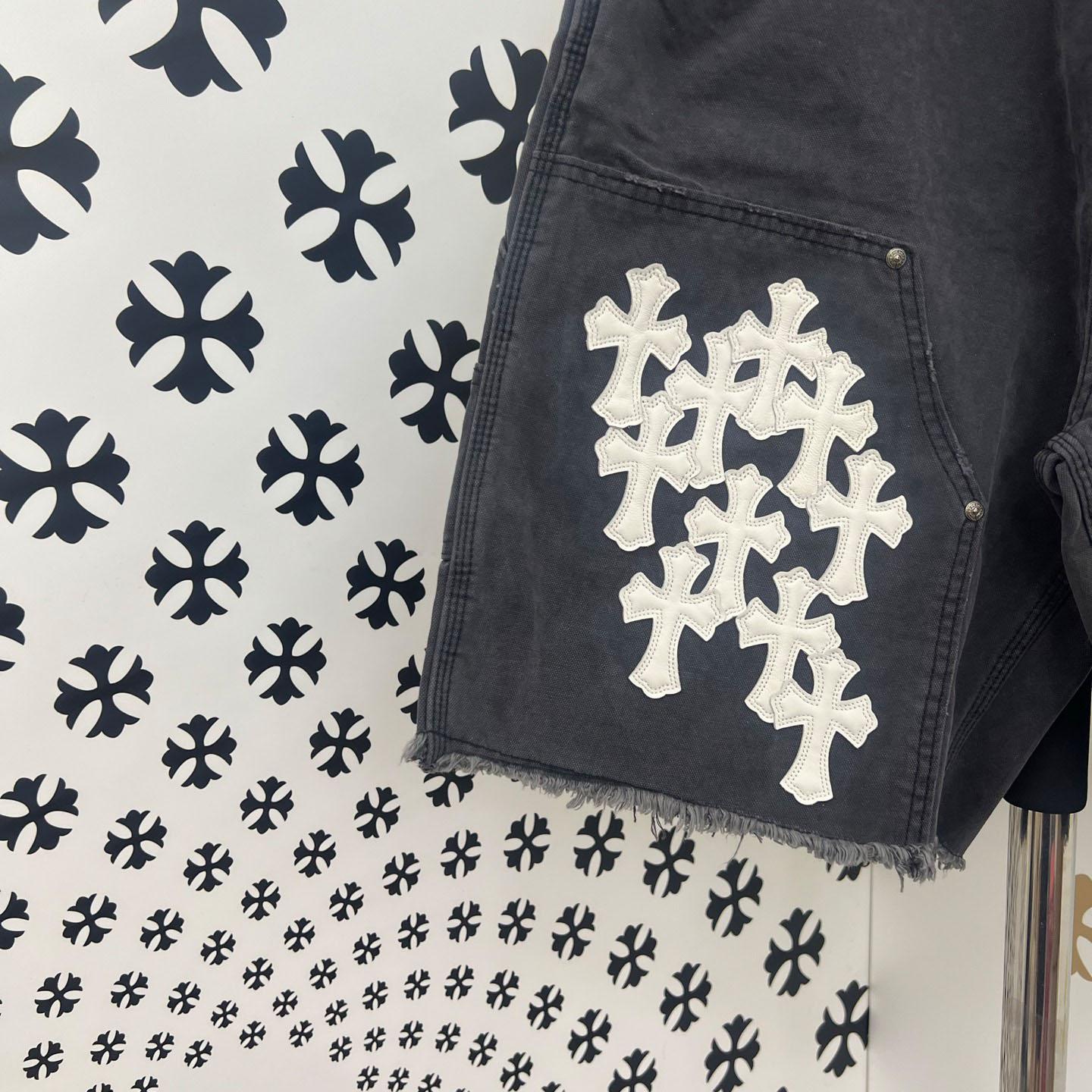 Chrome Hearts Denim Shorts - FashionPlug
