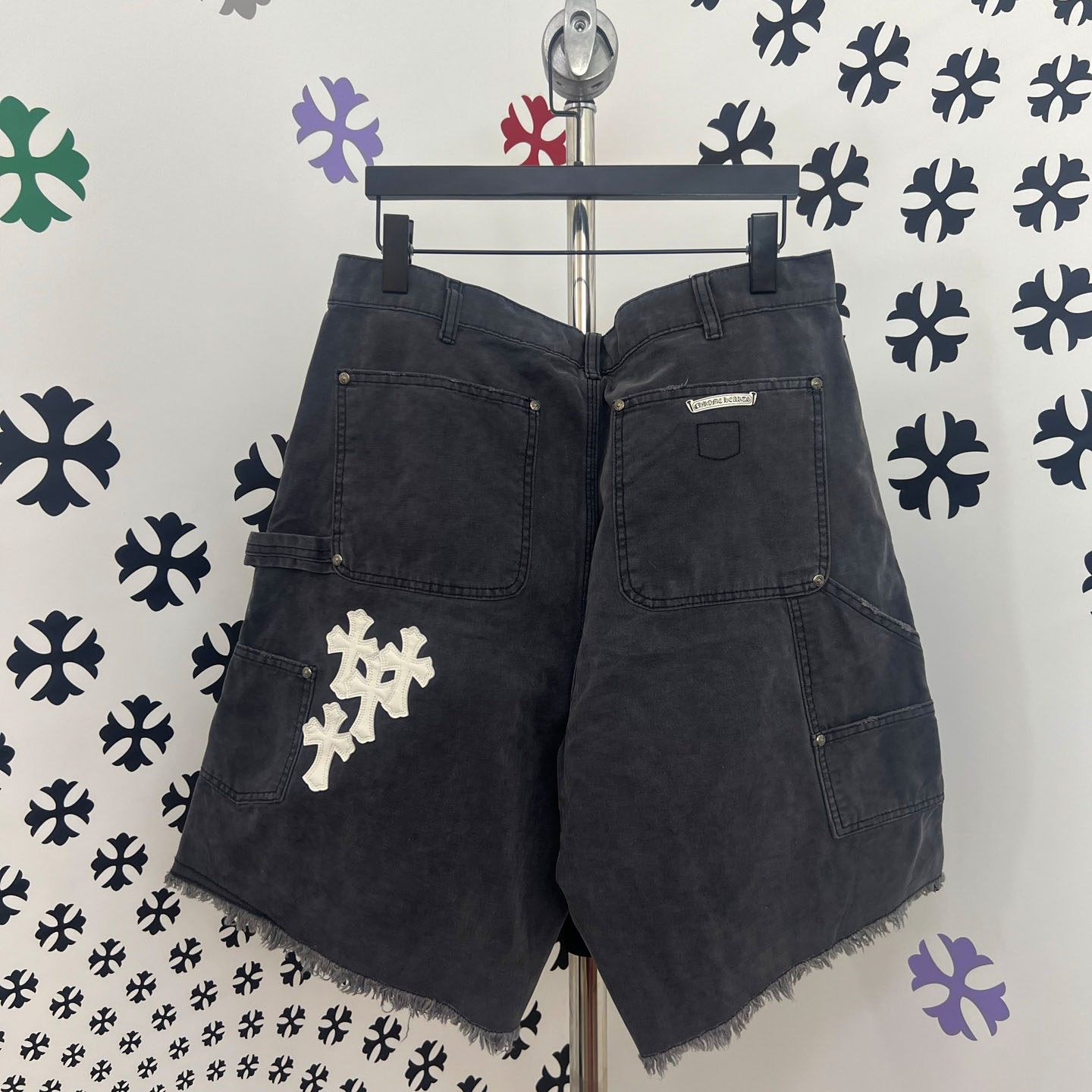 Chrome Hearts Denim Shorts - FashionPlug