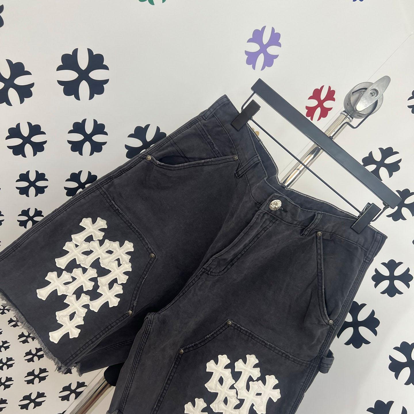 Chrome Hearts Denim Shorts - FashionPlug