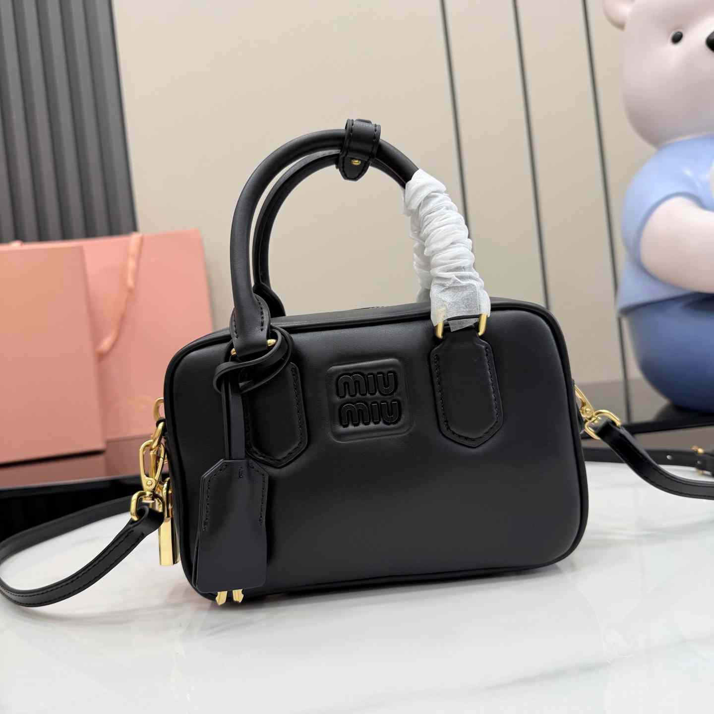 Miu Miu Arcadie Leather Bag 5BB123 - FashionPlug
