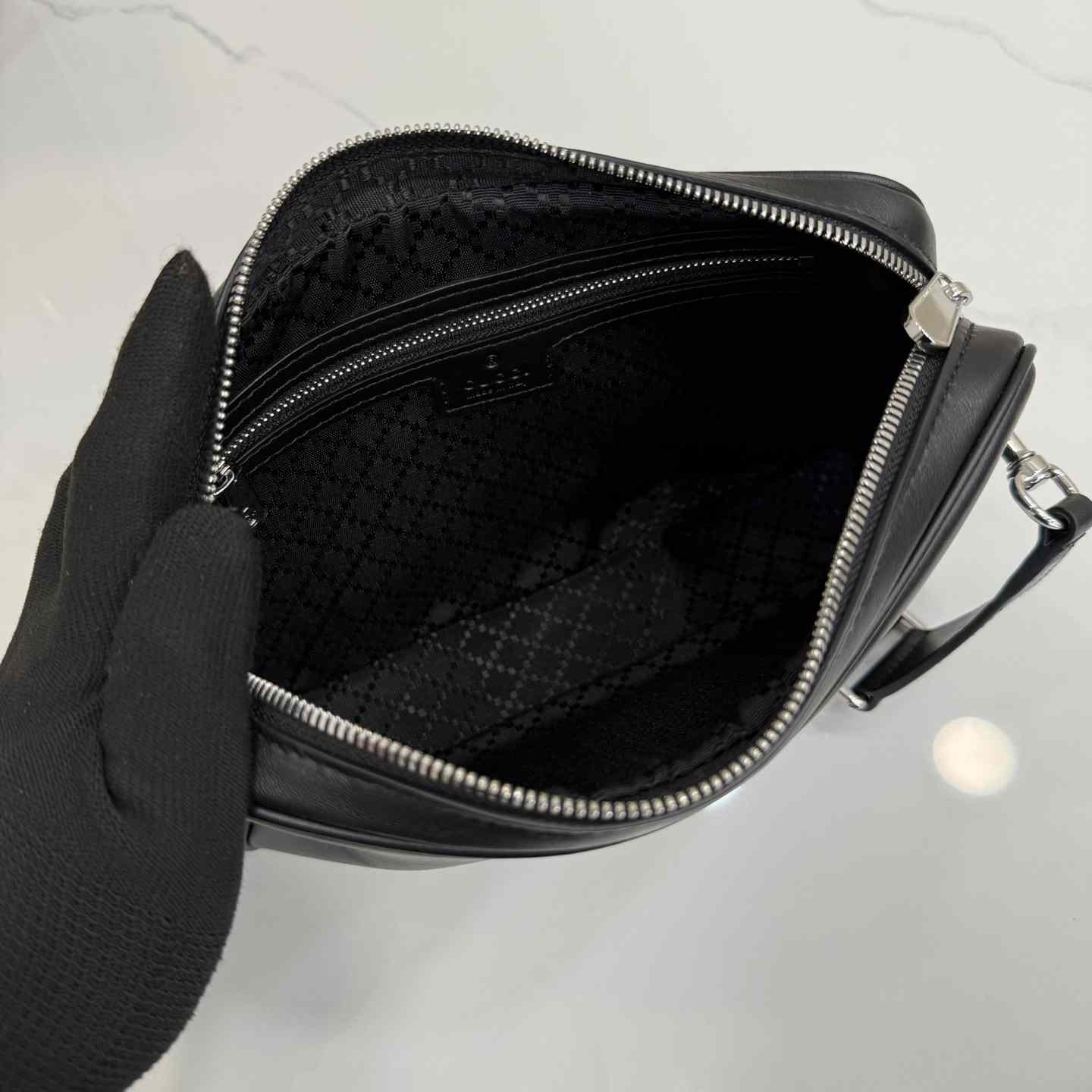 Gucci Web Trademark Small Crossbody Bag 866982 - FashionPlug