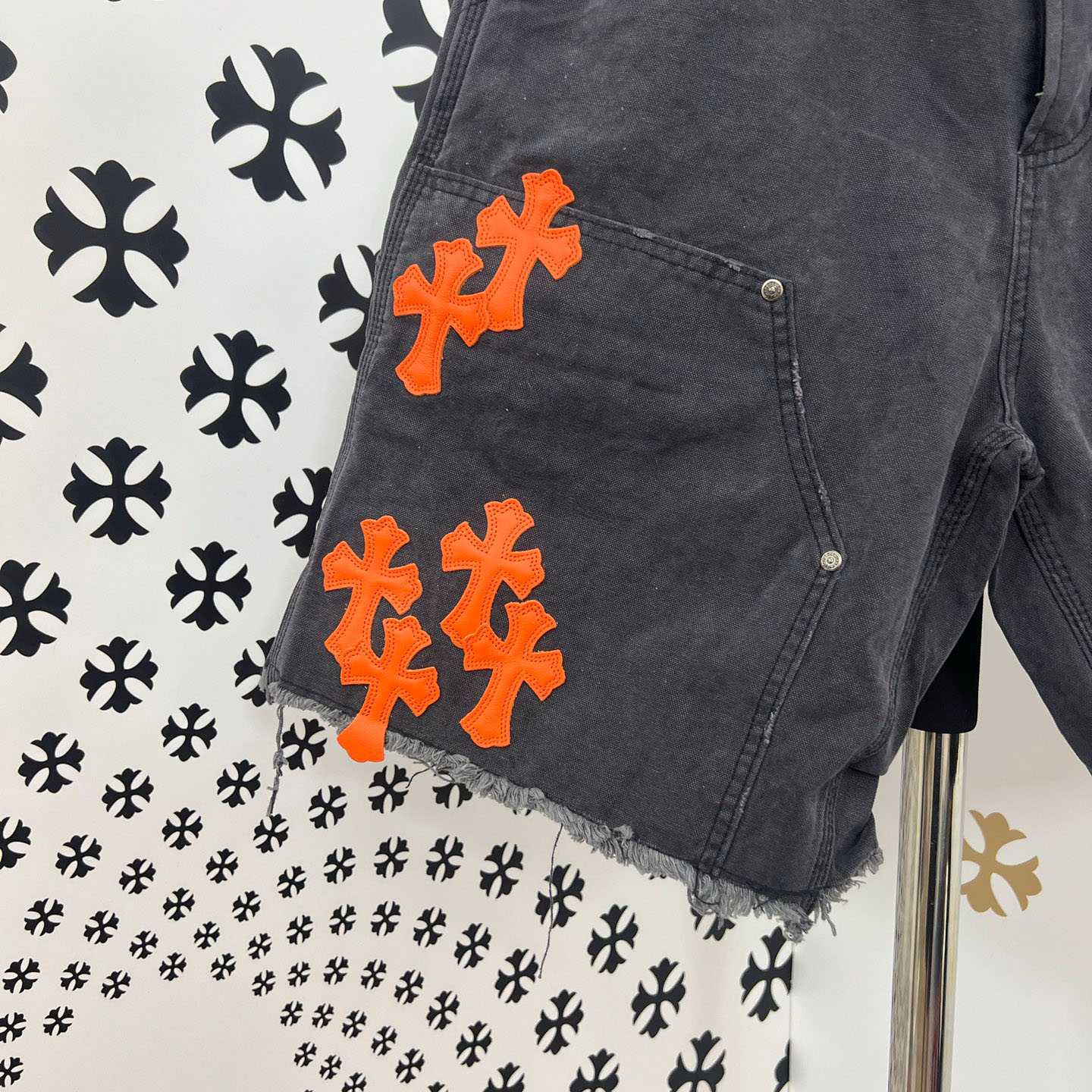 Chrome Hearts Denim Shorts - FashionPlug