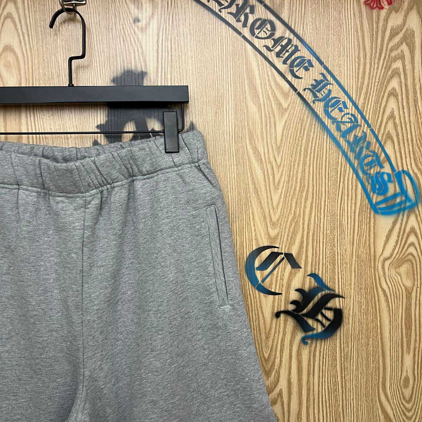 Chrome Hearts Cross Patch Sweatshorts - FashionPlug