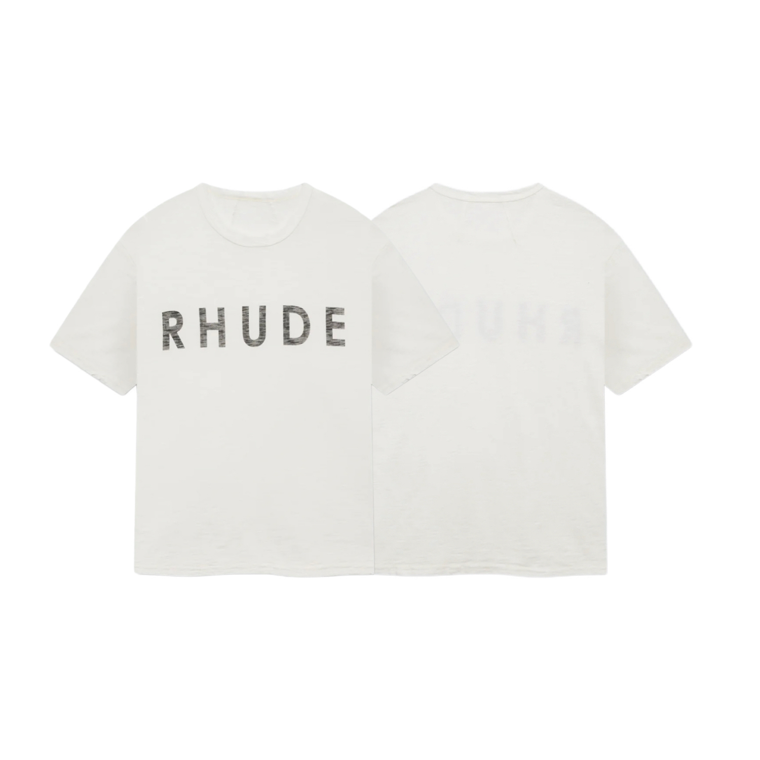 Rhude Logo Slub T-shirt - FashionPlug
