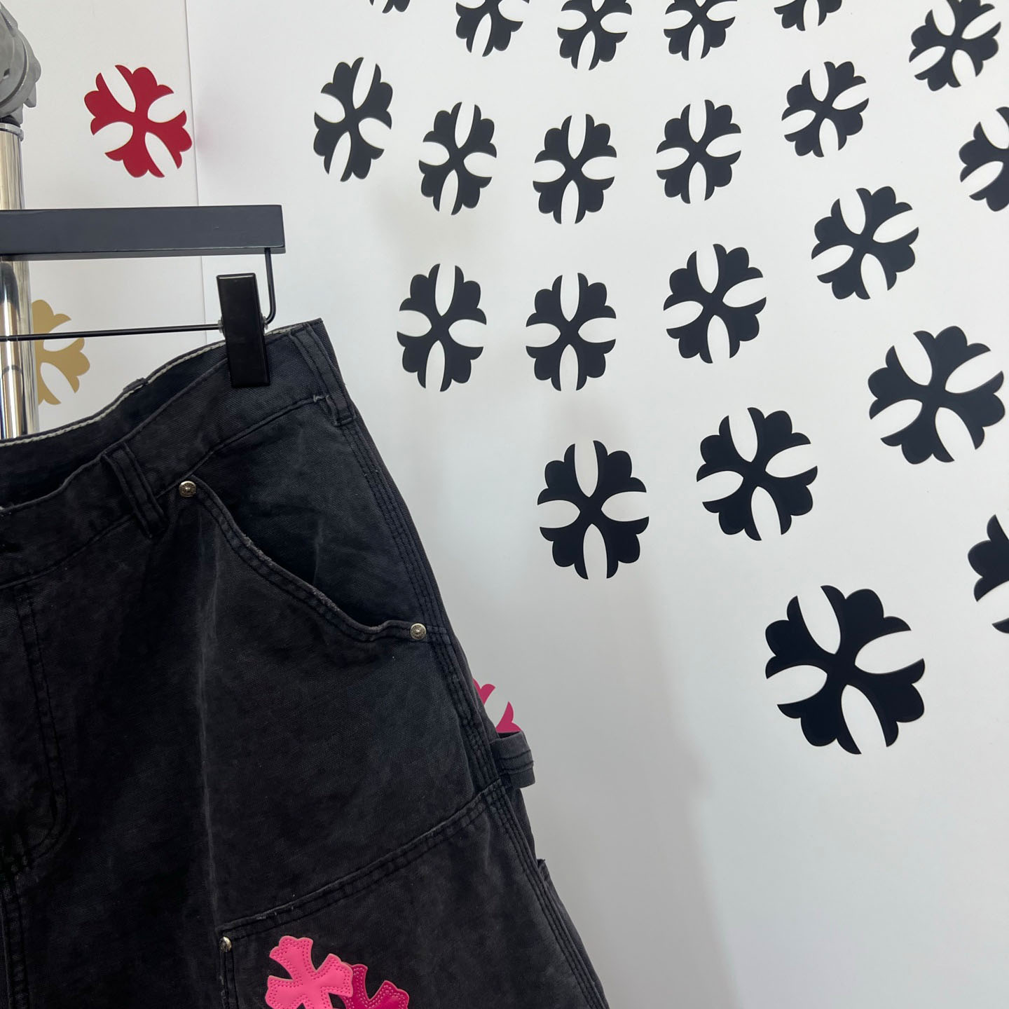 Chrome Hearts Denim Shorts - FashionPlug