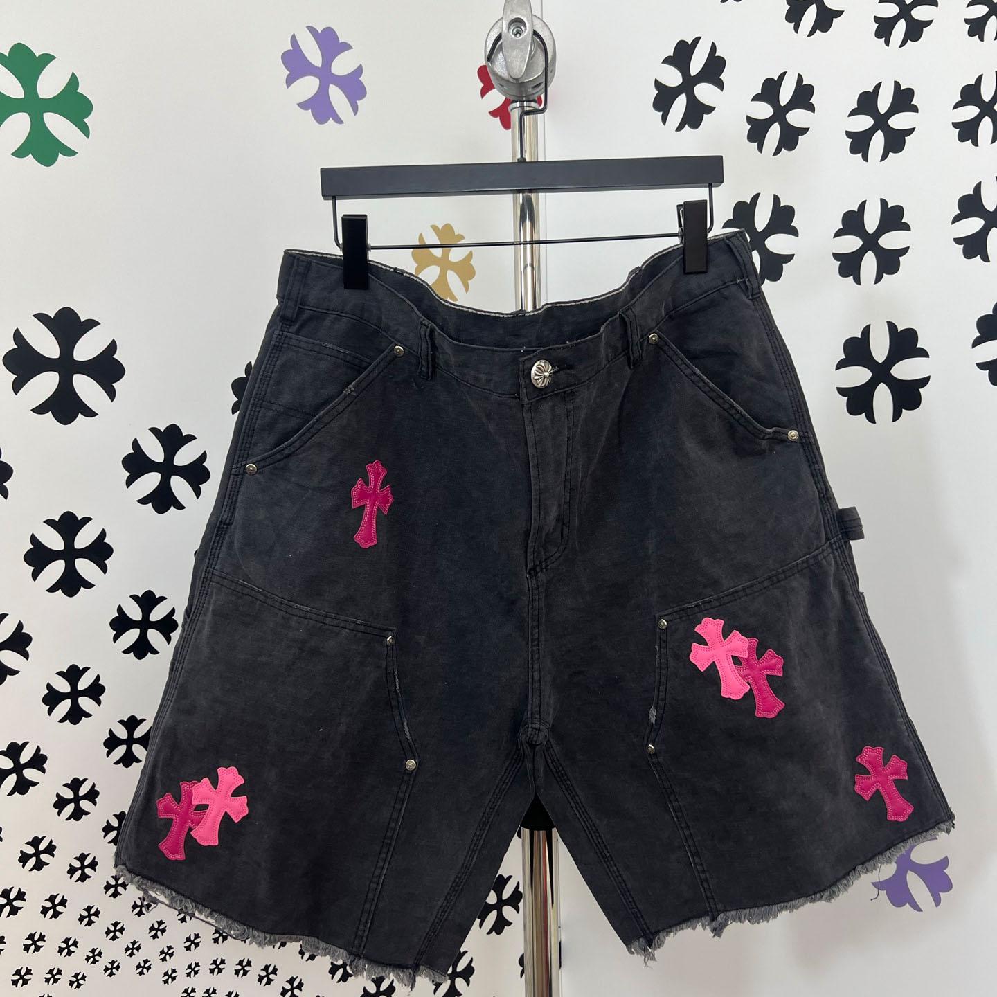 Chrome Hearts Denim Shorts - FashionPlug