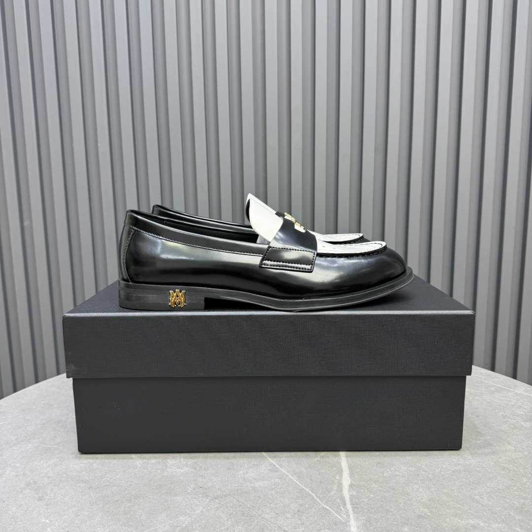 Amiri Leather Spectator Loafer - FashionPlug