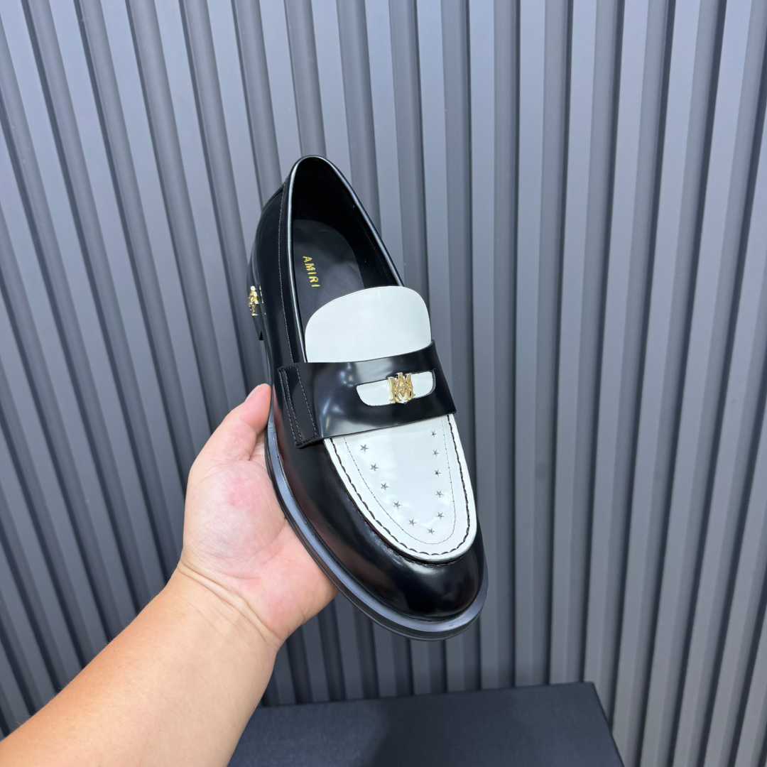 Amiri Leather Spectator Loafer - FashionPlug