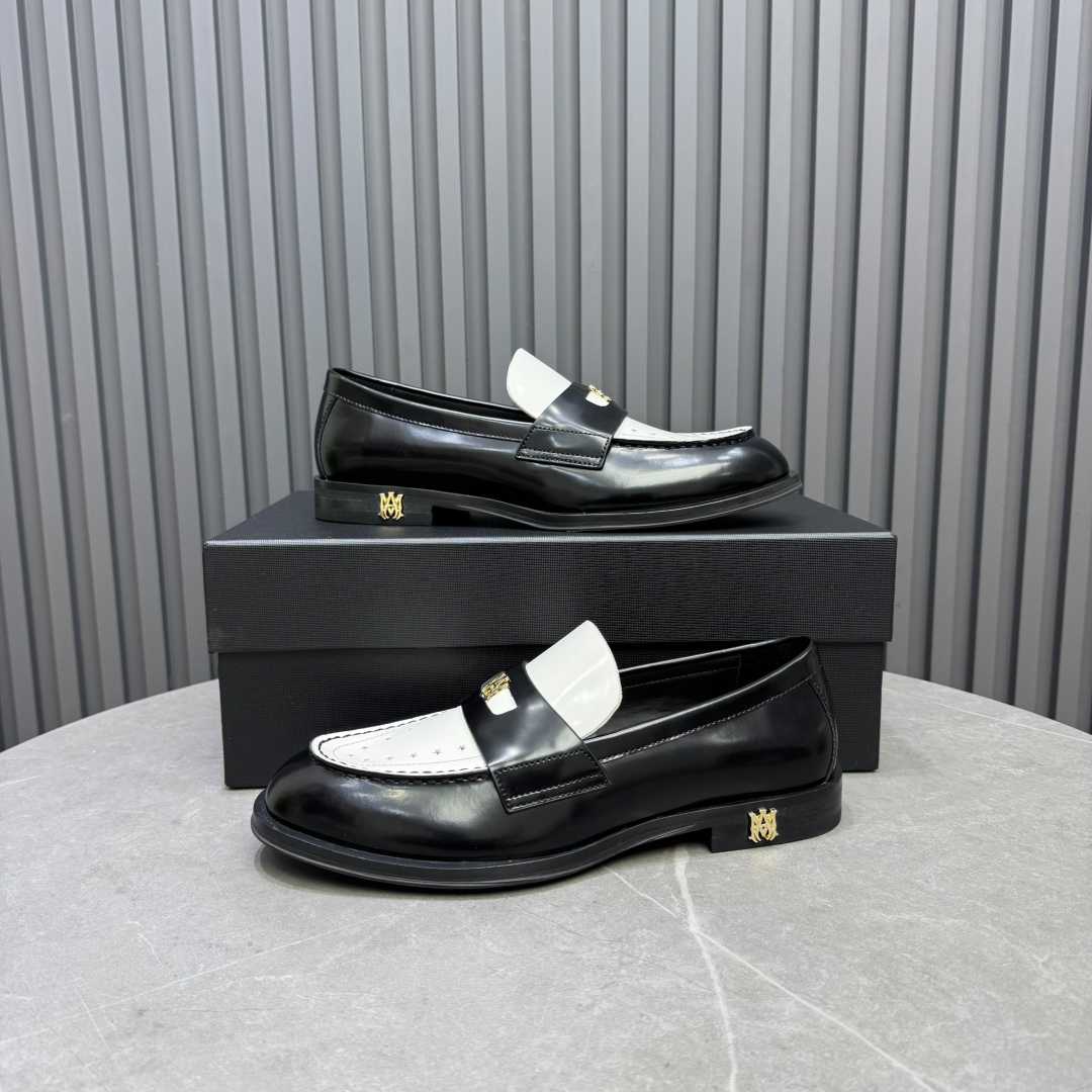Amiri Leather Spectator Loafer - FashionPlug