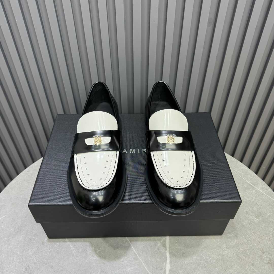Amiri Leather Spectator Loafer - FashionPlug