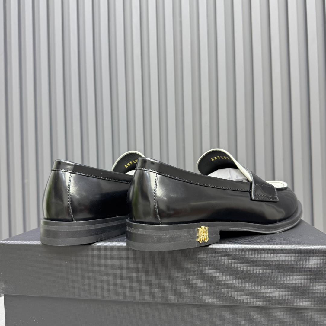 Amiri Leather Spectator Loafer - FashionPlug