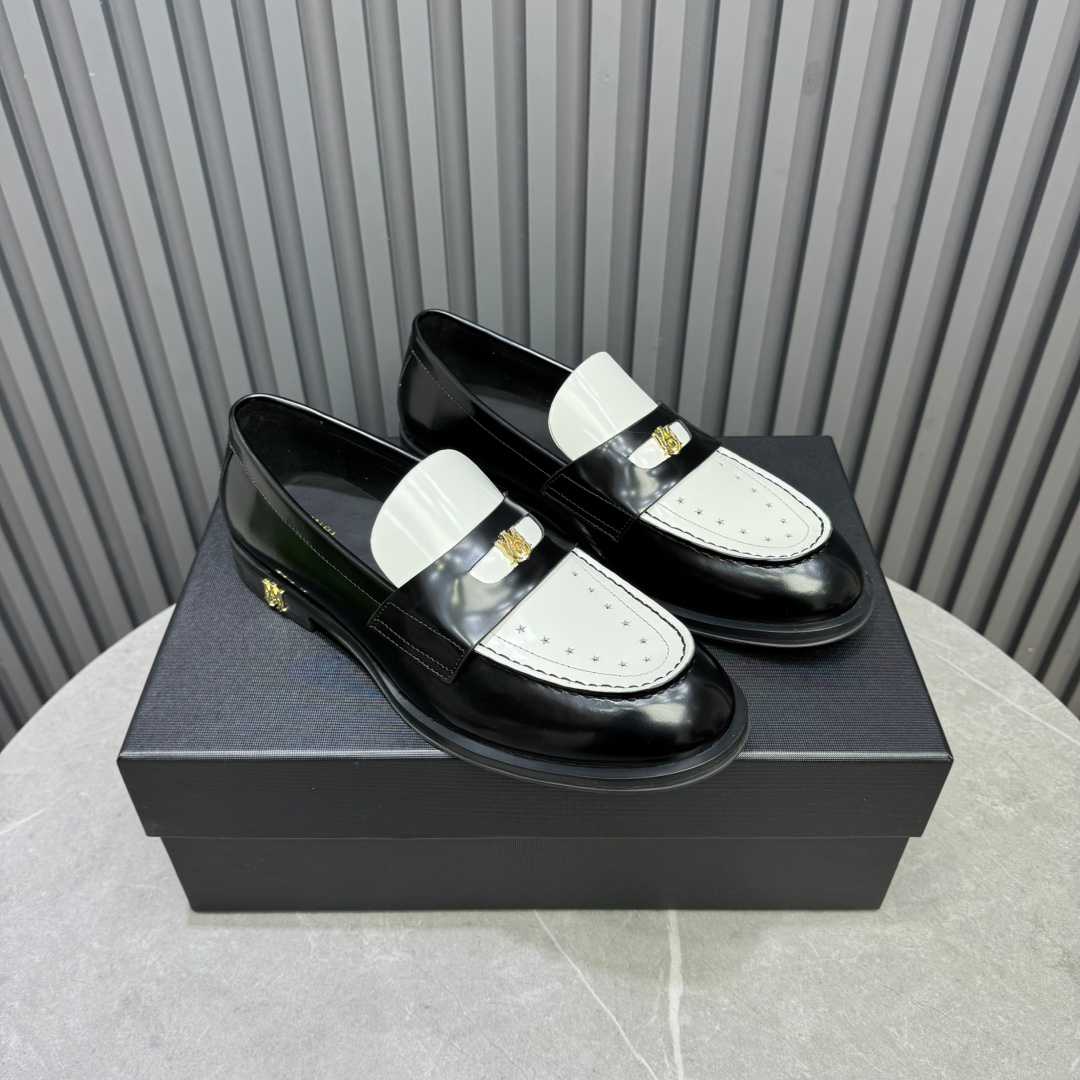 Amiri Leather Spectator Loafer - FashionPlug