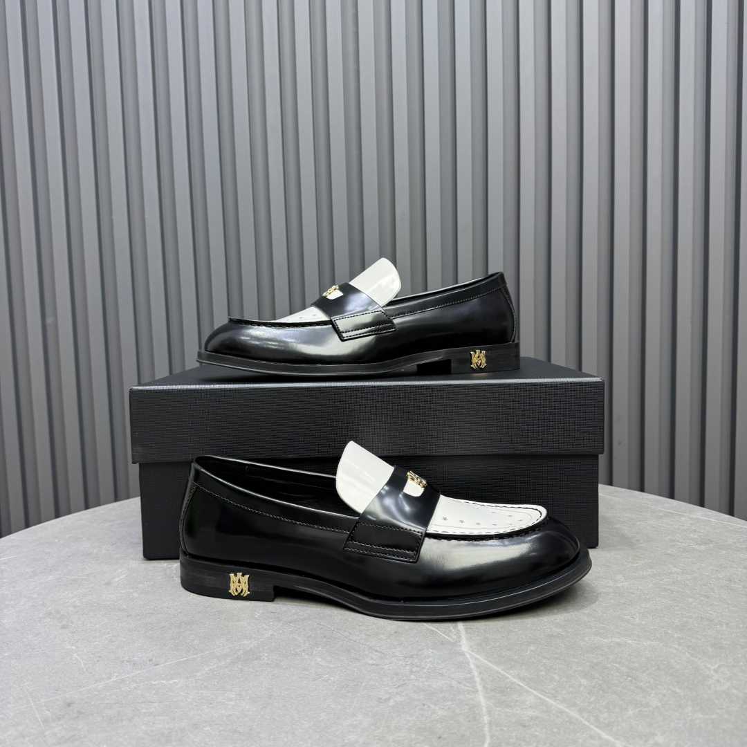 Amiri Leather Spectator Loafer - FashionPlug