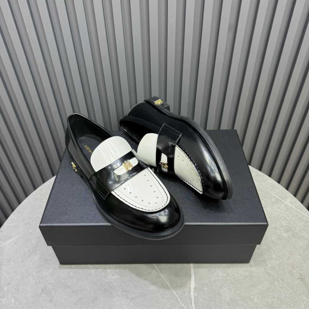 Amiri Leather Spectator Loafer - FashionPlug