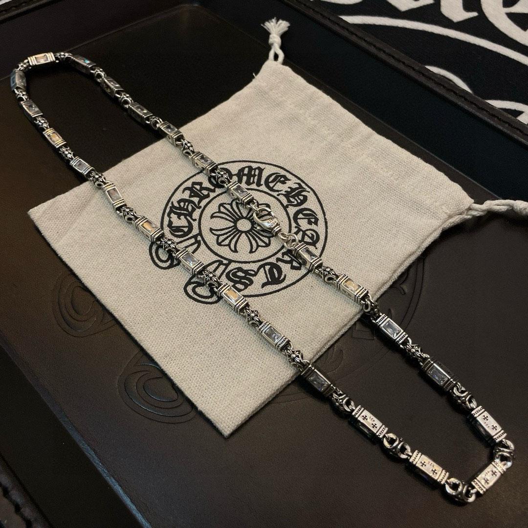 Chrome Heart Necklace   - FashionPlug