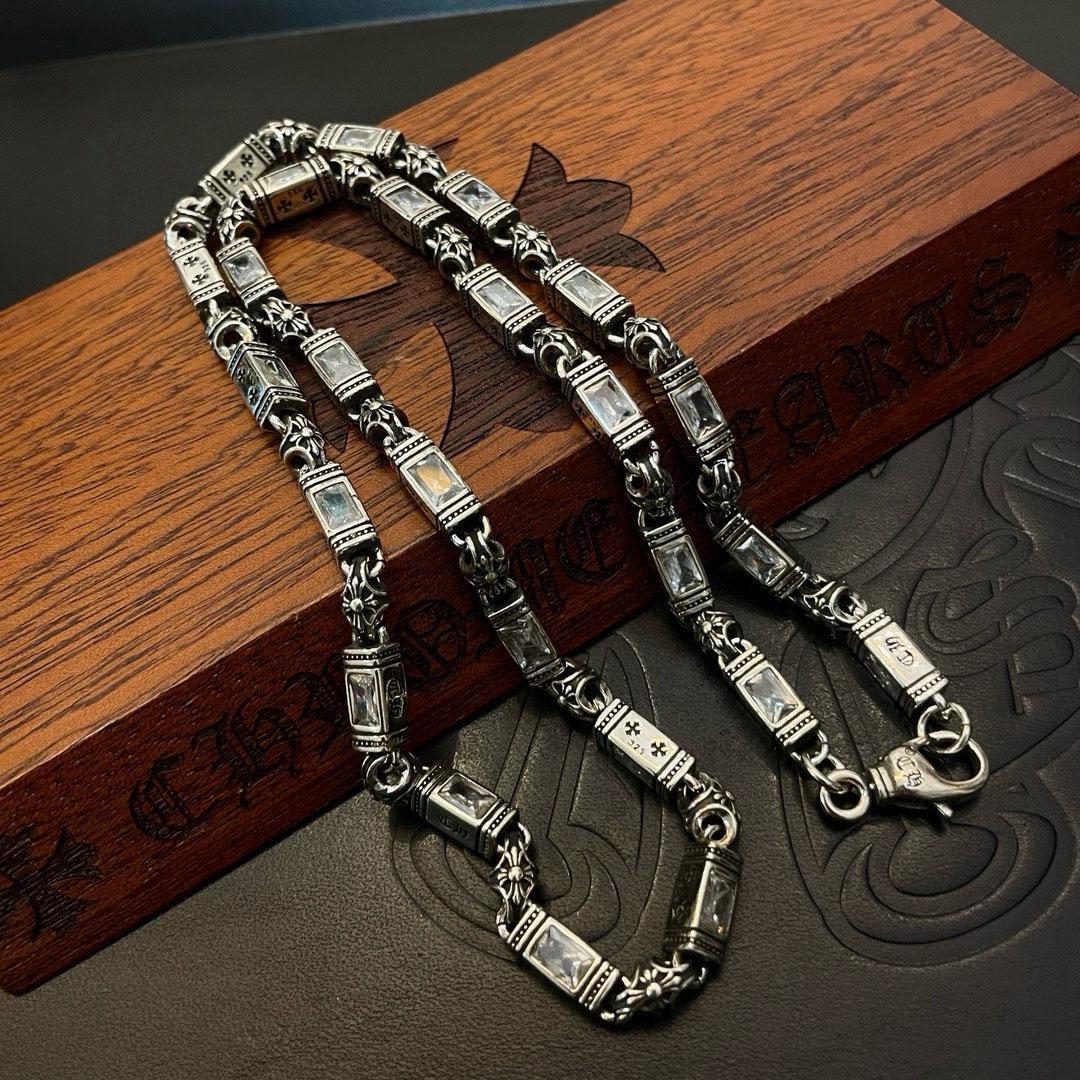 Chrome Heart Necklace   - FashionPlug