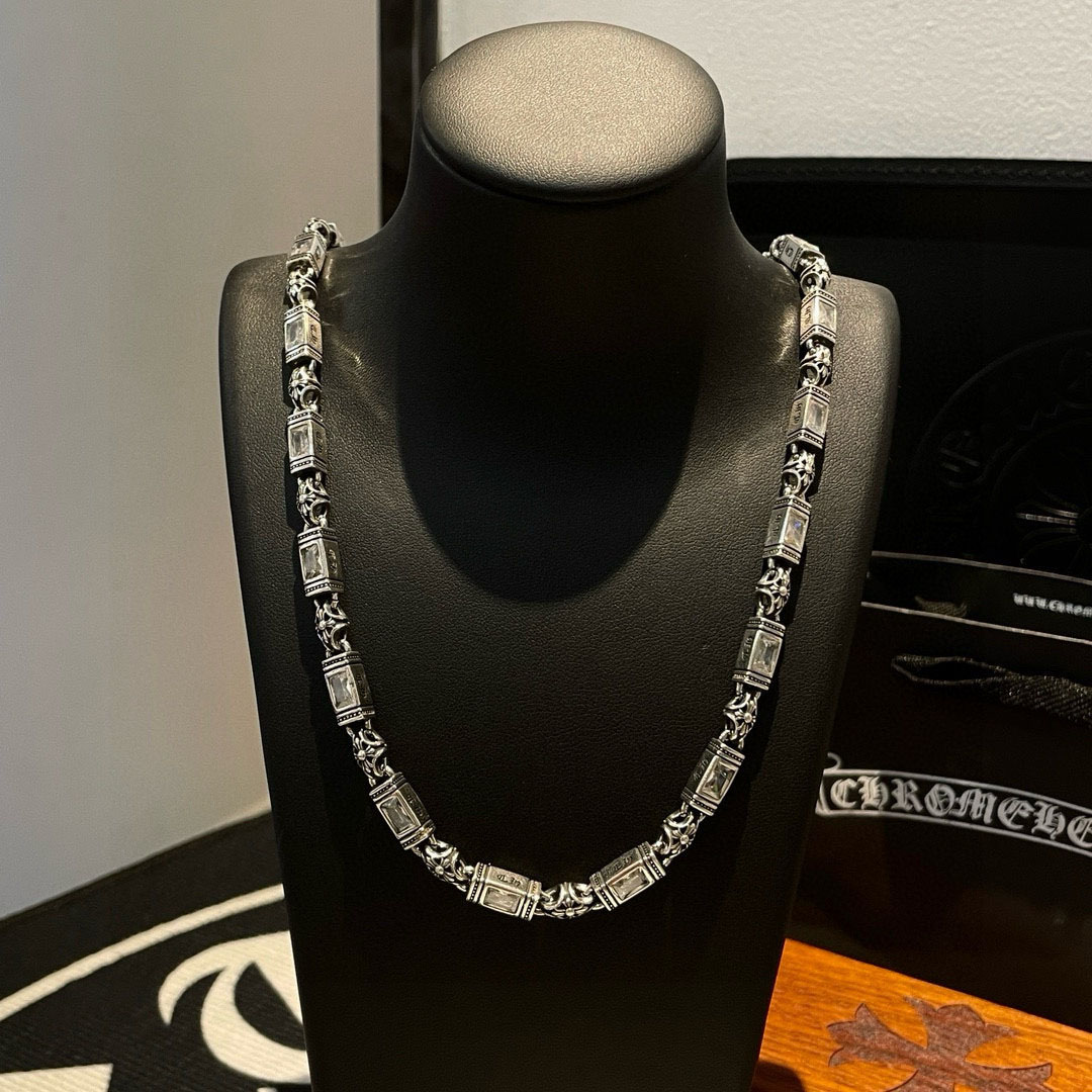 Chrome Heart Necklace   - FashionPlug