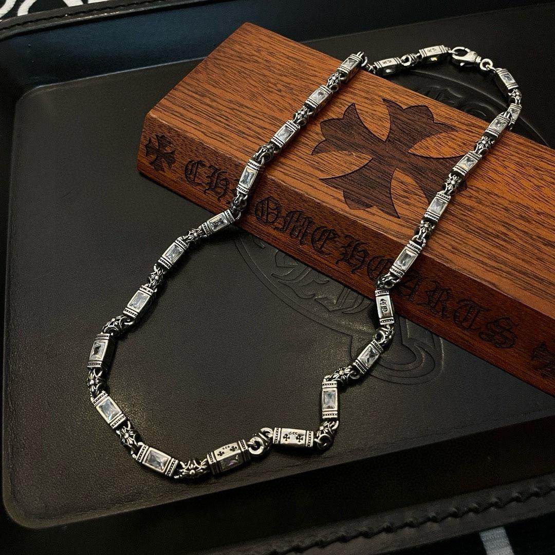 Chrome Heart Necklace   - FashionPlug