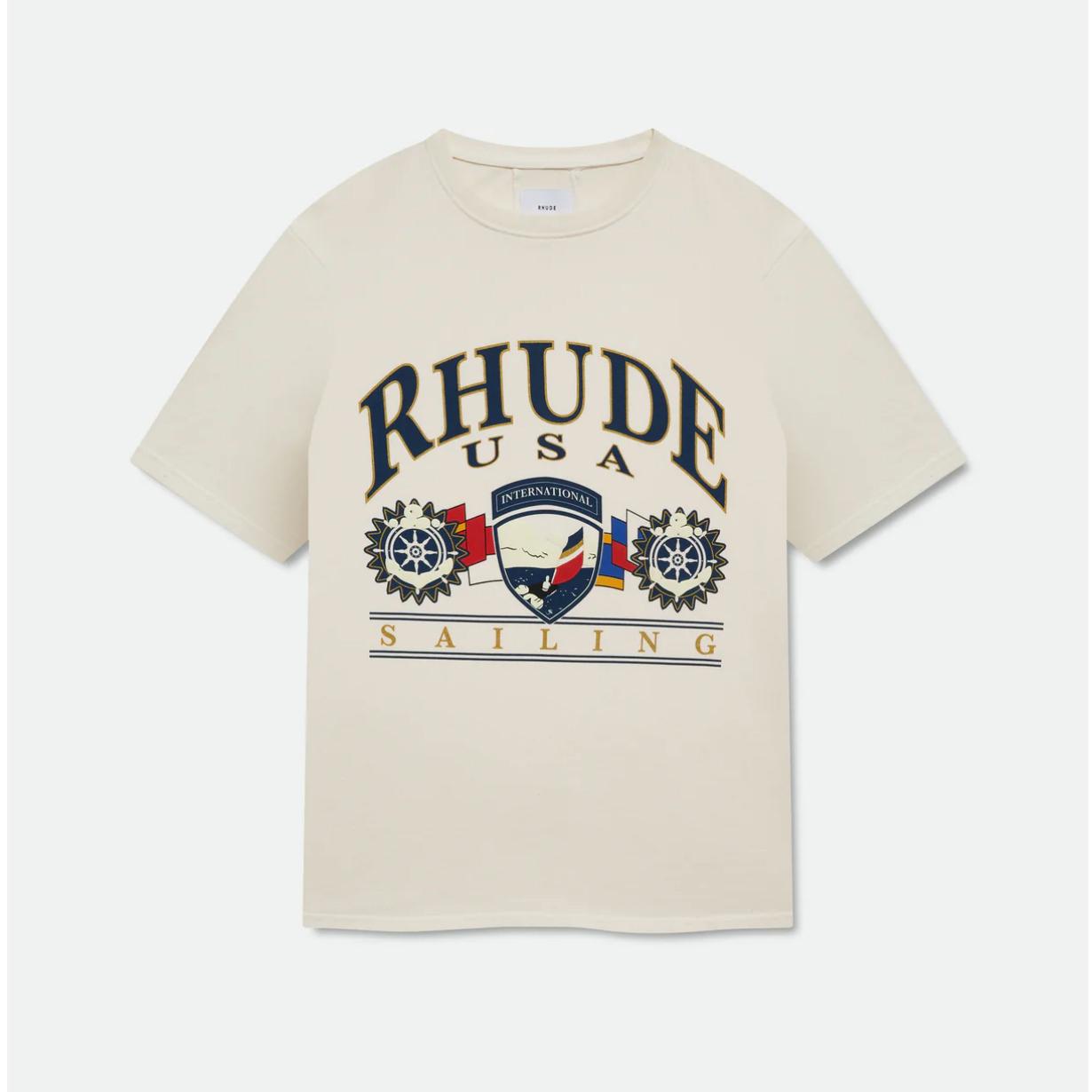 Rhude USA Sailing Icon T-shirt - FashionPlug