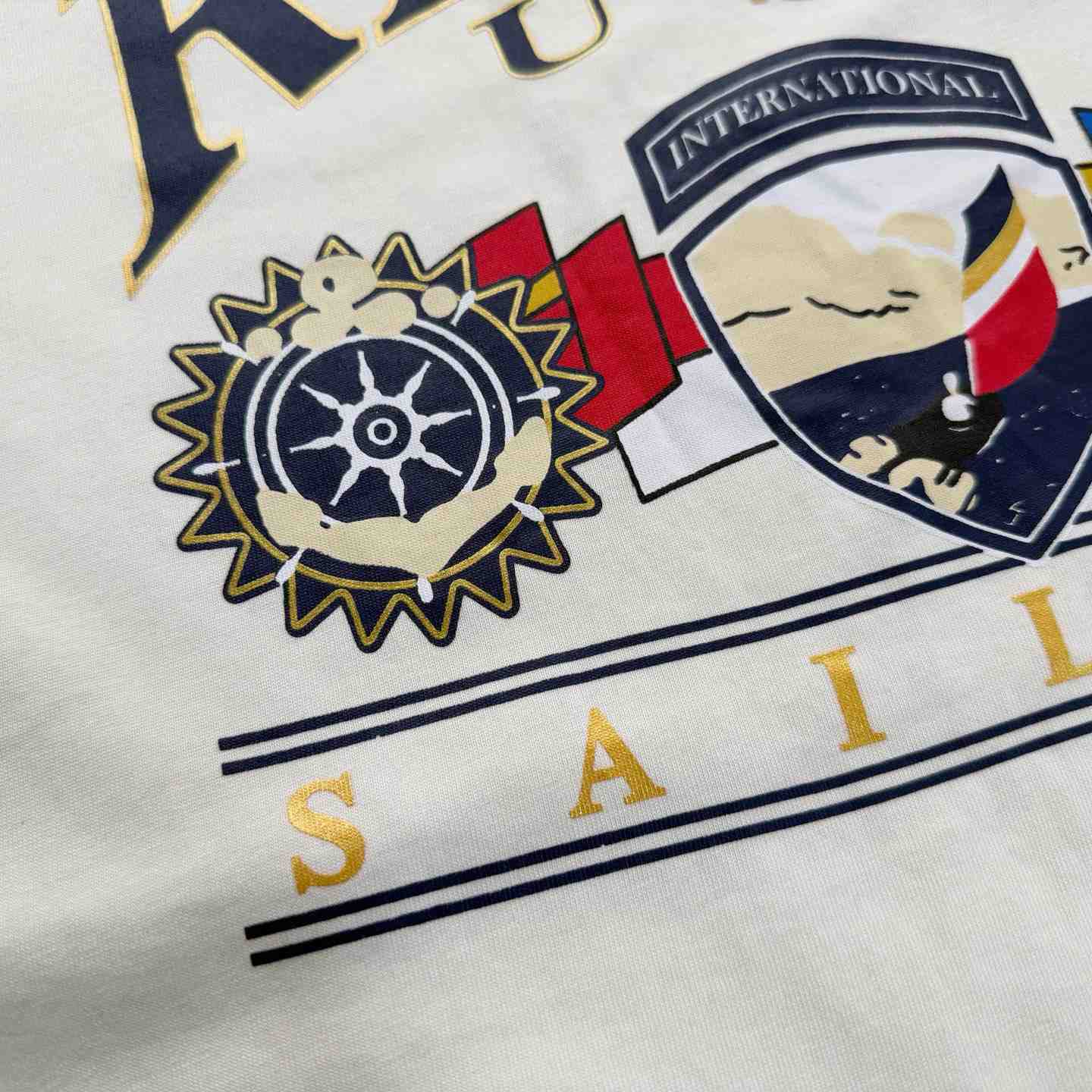 Rhude USA Sailing Icon T-shirt - FashionPlug