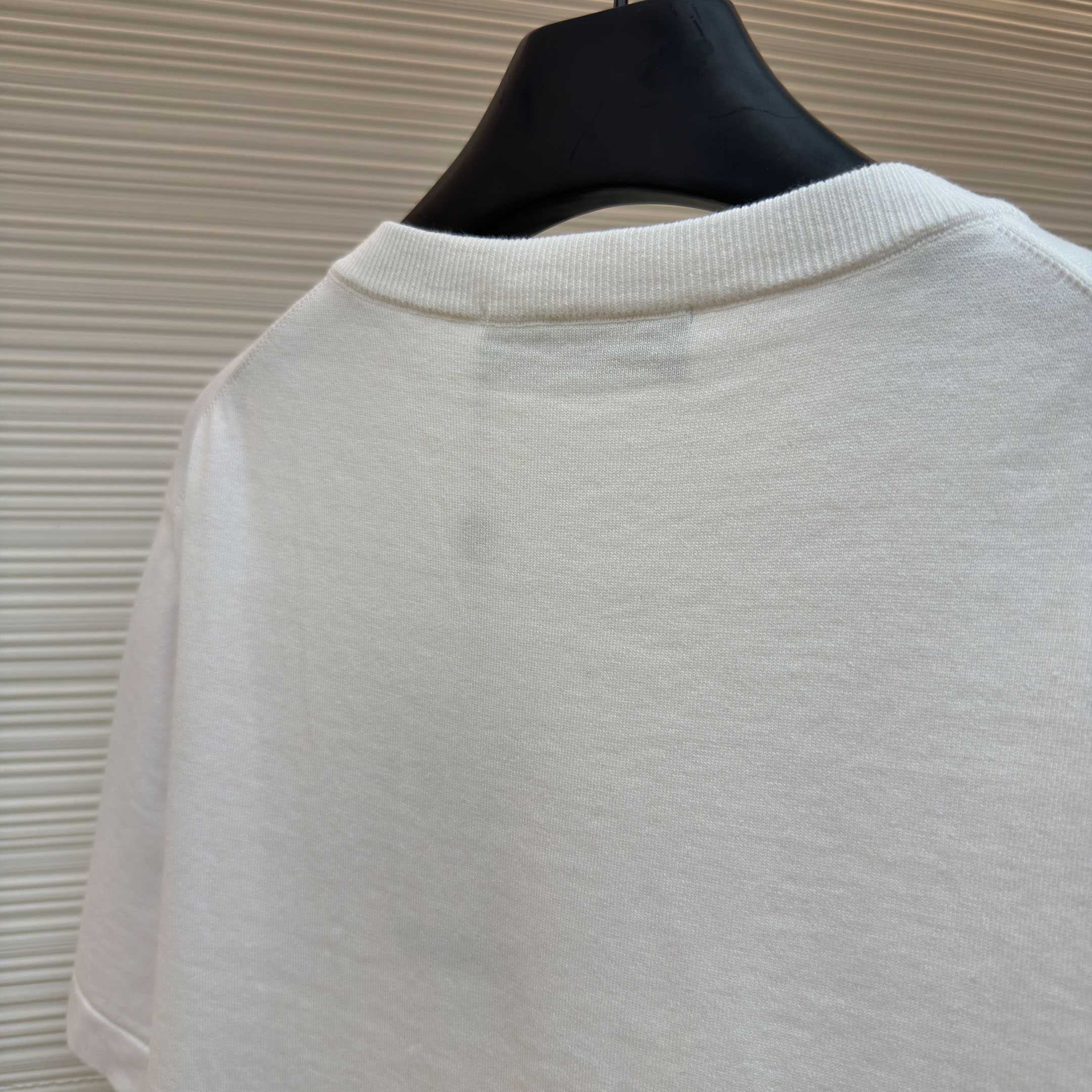 Louis Vuitton Short-Sleeved Crewneck With Signature 1AK70O - FashionPlug