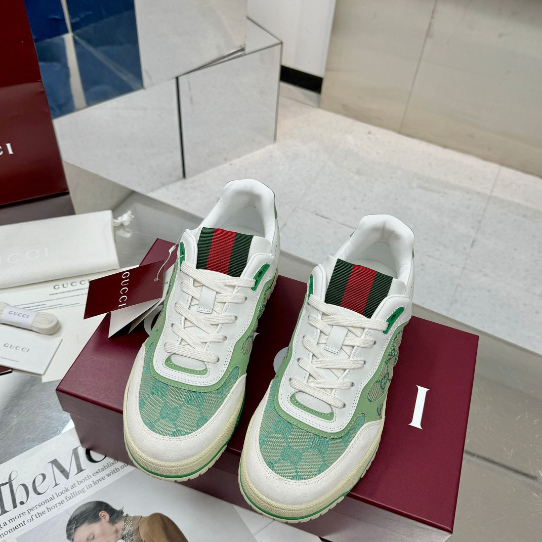 Gucci Re-Web Sneakers - FashionPlug