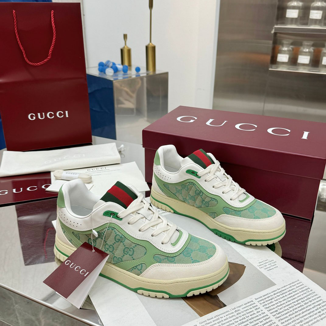Gucci Re-Web Sneakers - FashionPlug