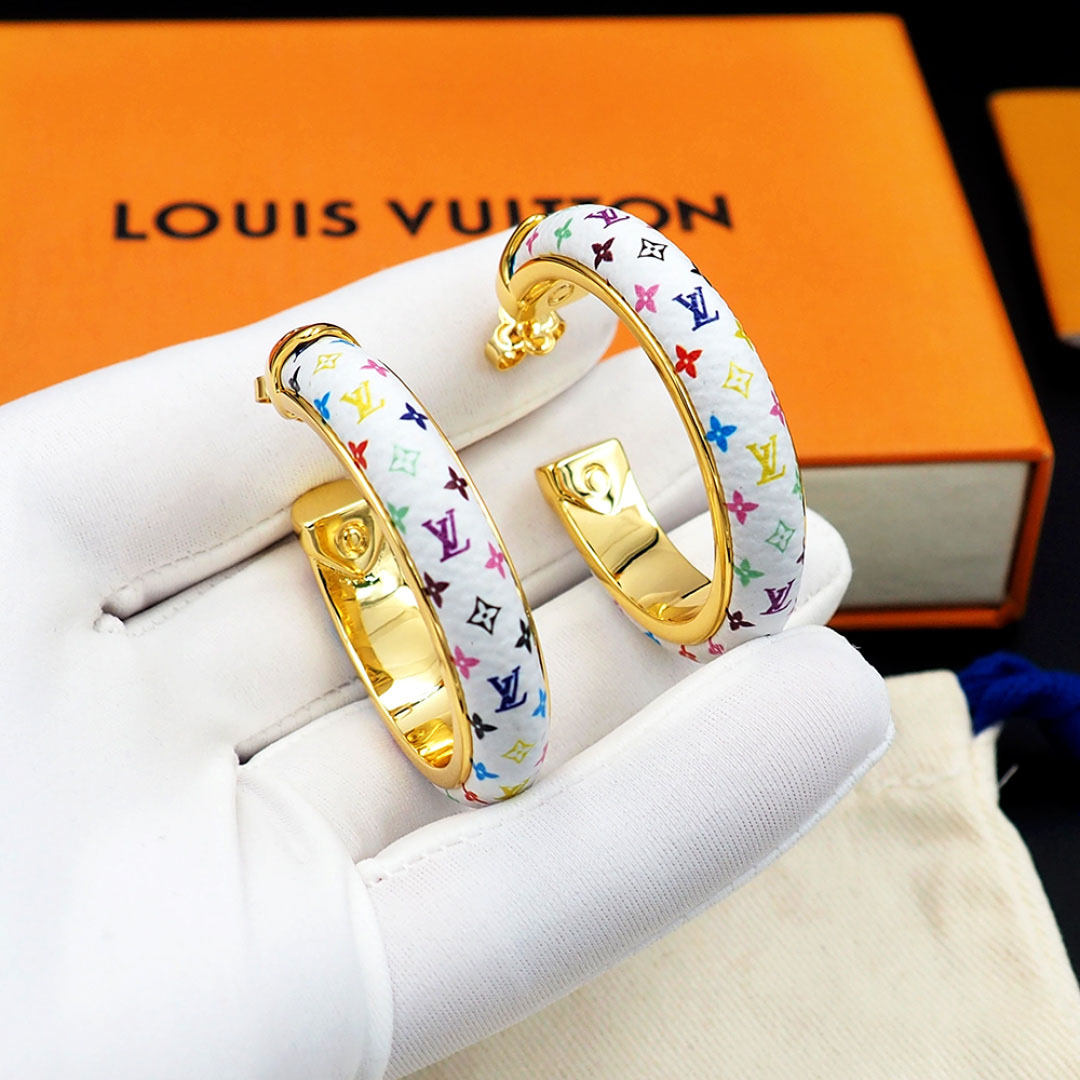 Louis Vuitton LV x TM Monogram Multicolor Earrings M03735 - FashionPlug