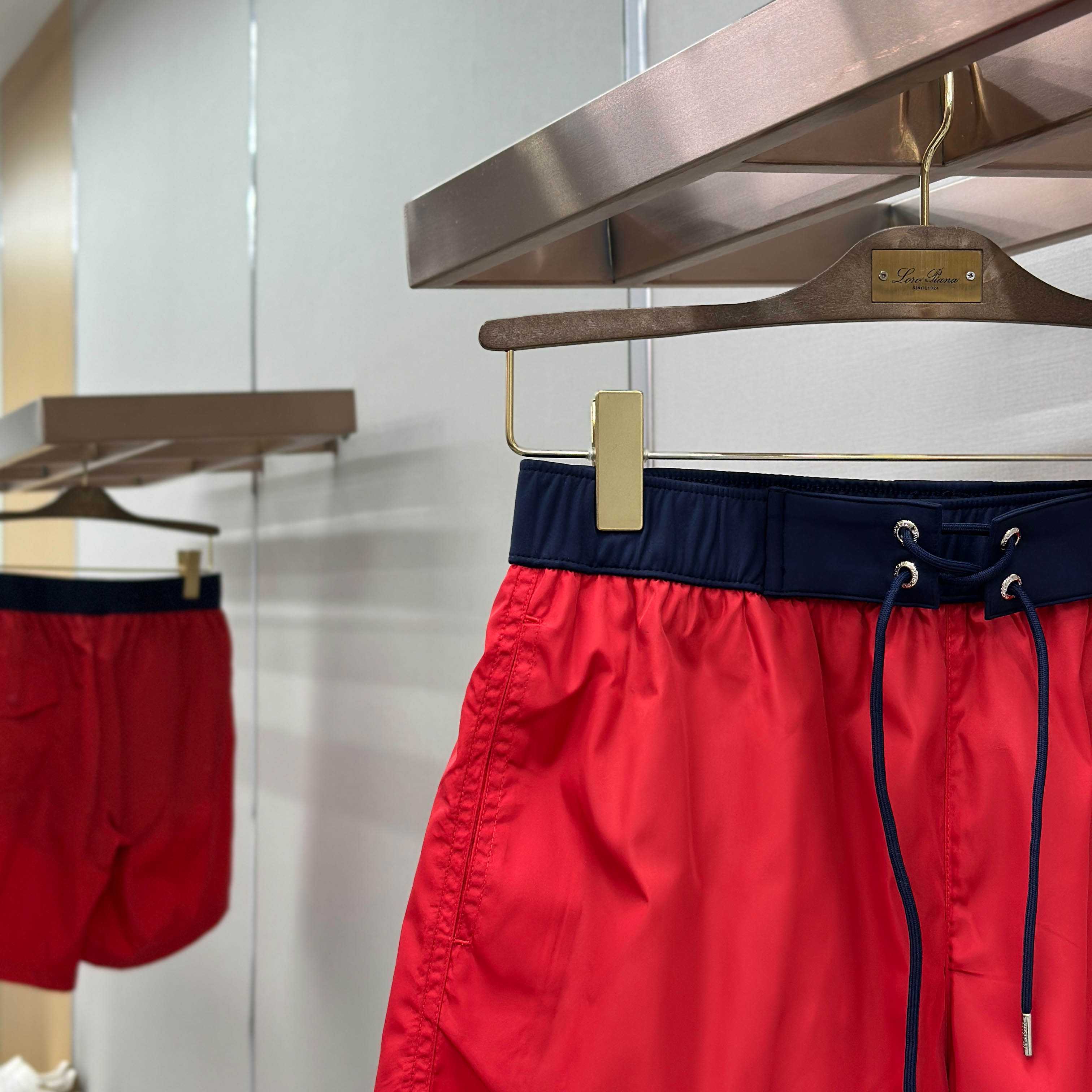 Moncler Logo-Patch Swim Shorts - FashionPlug