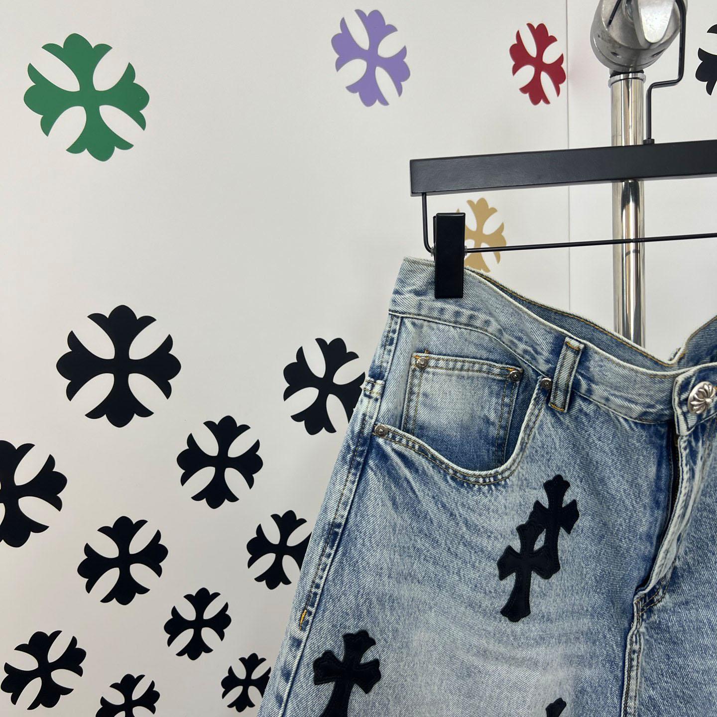 Chrome Hearts Denim Shorts - FashionPlug