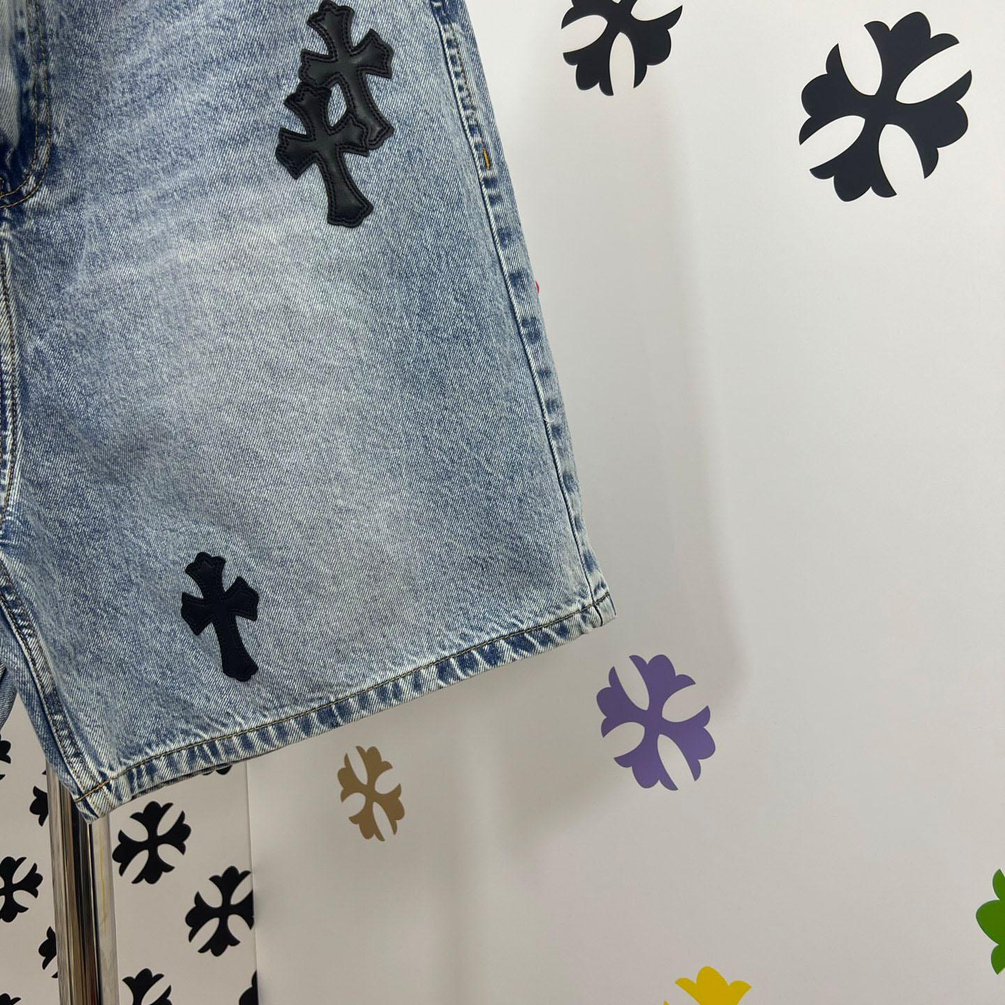 Chrome Hearts Denim Shorts - FashionPlug
