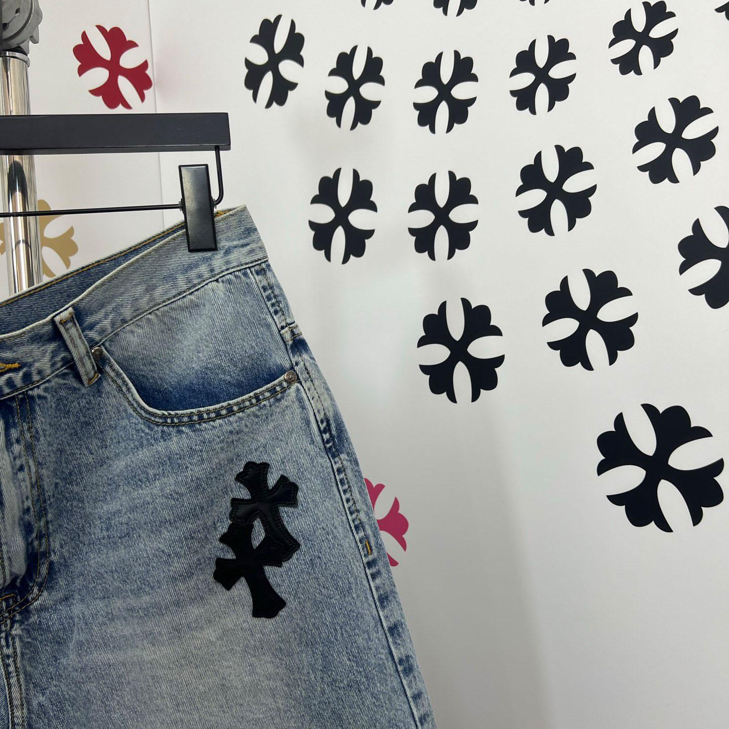 Chrome Hearts Denim Shorts - FashionPlug