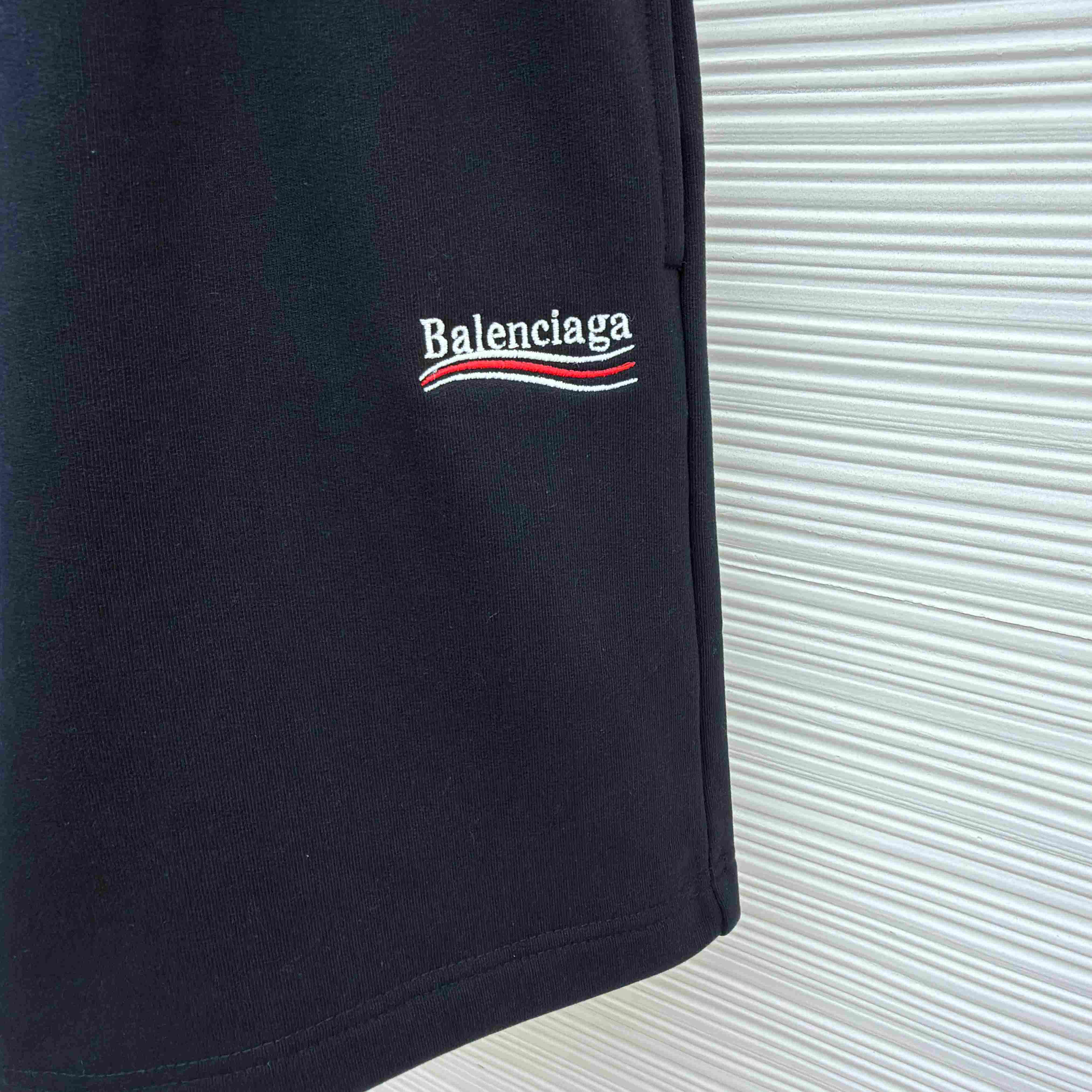 Balenciaga Political Campaign Shorts 'Black/White' - FashionPlug
