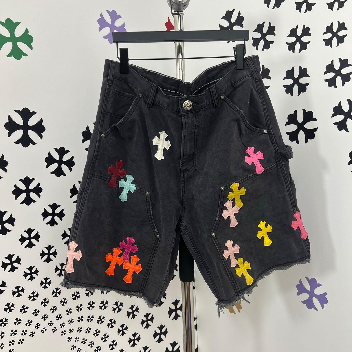 Chrome Hearts Denim Shorts - FashionPlug