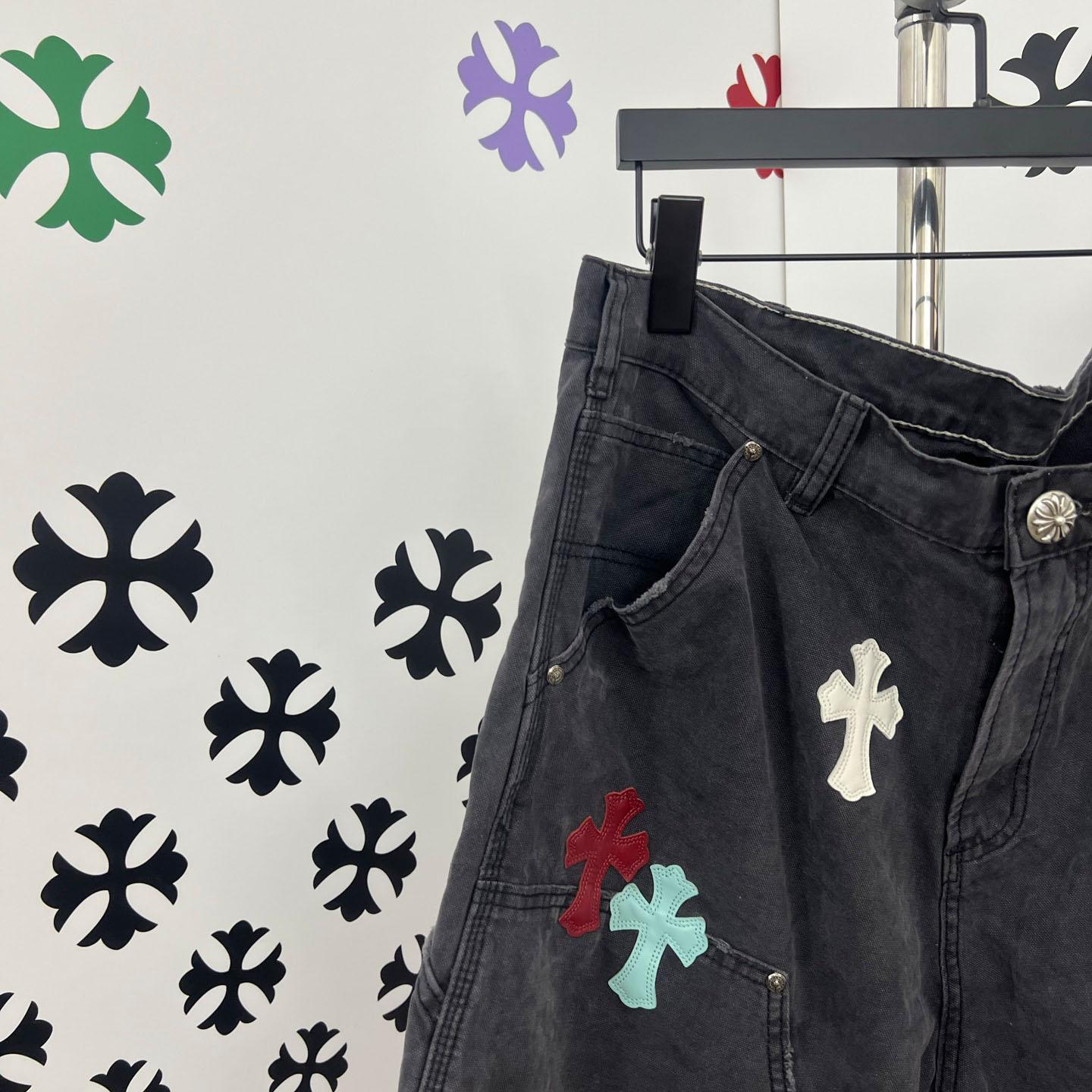 Chrome Hearts Denim Shorts - FashionPlug