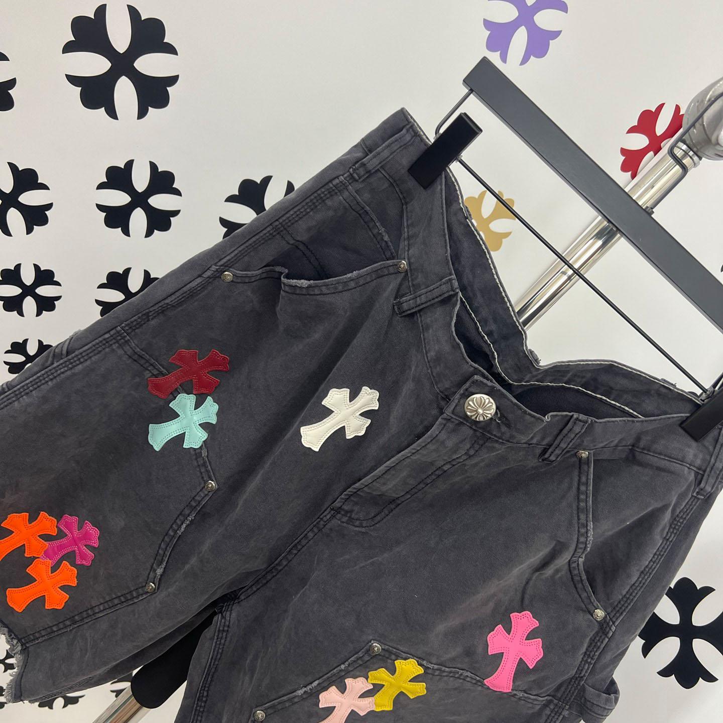 Chrome Hearts Denim Shorts - FashionPlug