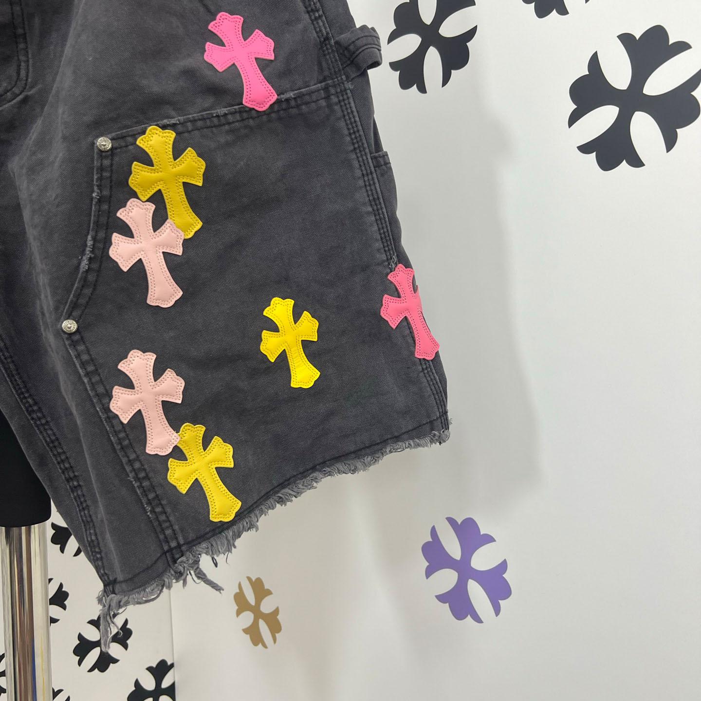 Chrome Hearts Denim Shorts - FashionPlug
