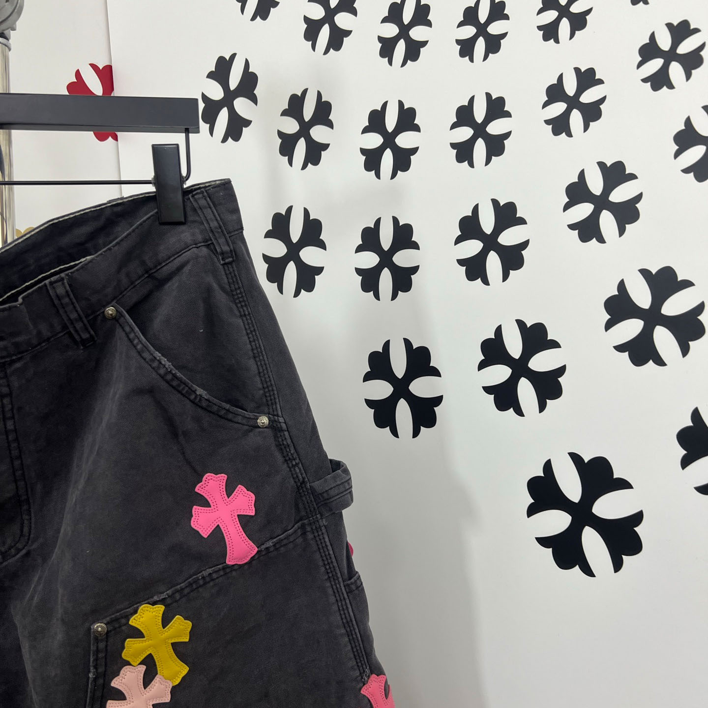 Chrome Hearts Denim Shorts - FashionPlug