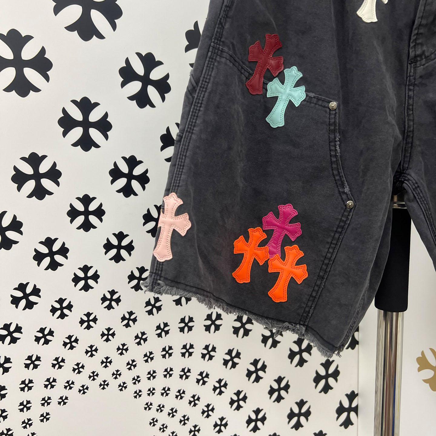 Chrome Hearts Denim Shorts - FashionPlug