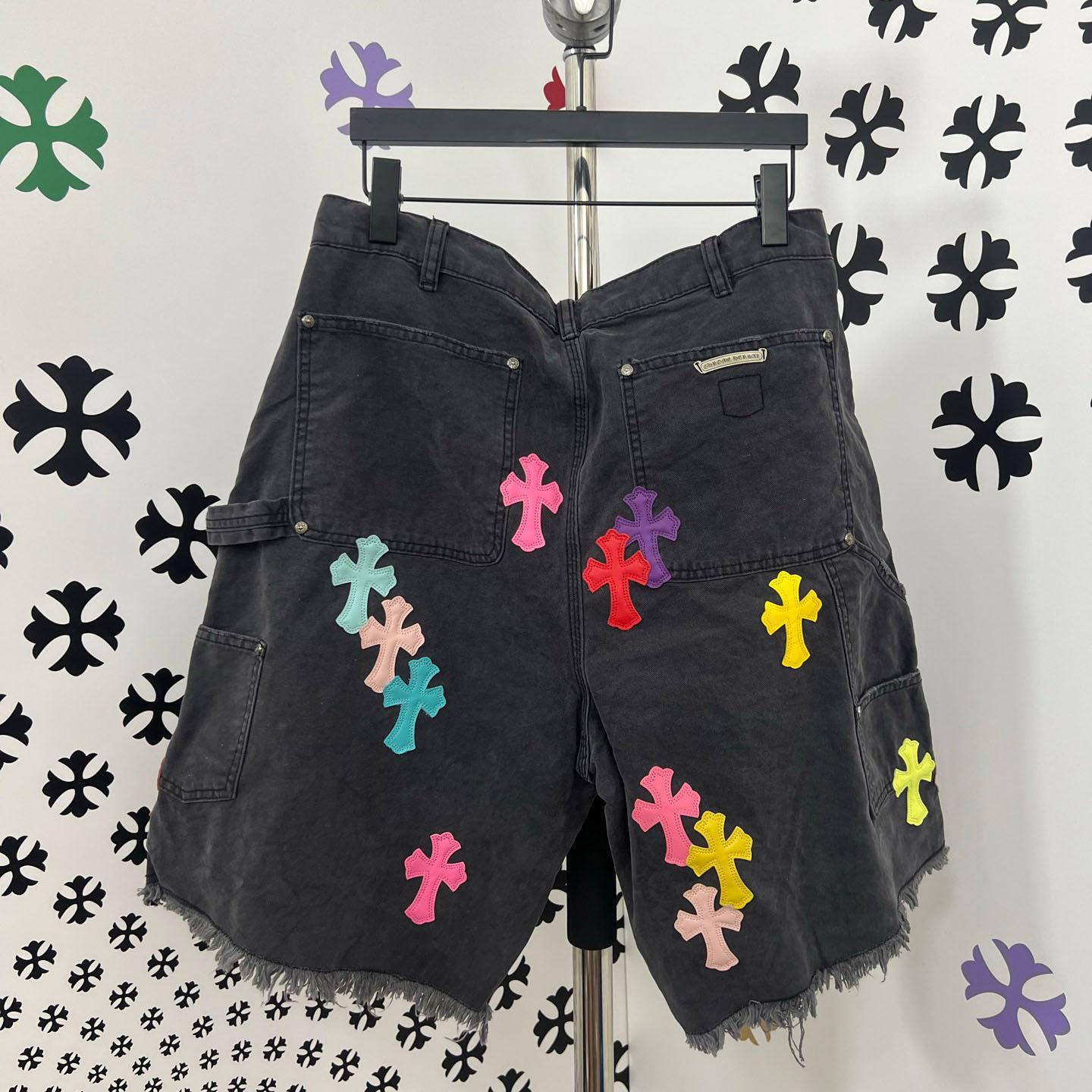 Chrome Hearts Denim Shorts - FashionPlug